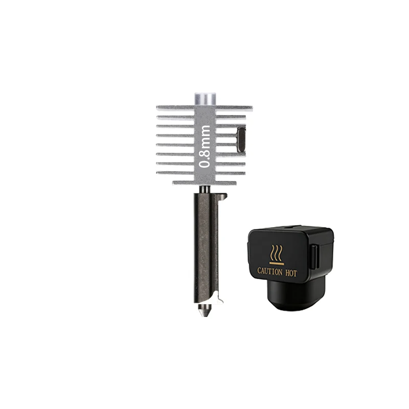 Upgraded Hotend Kit For Bamb Lab A1/A1 Mini Fast Speed Hot End Assembly 0.2/0.4/0.6/0.8mm Hardened Steel Nozzle 3D Printer Part