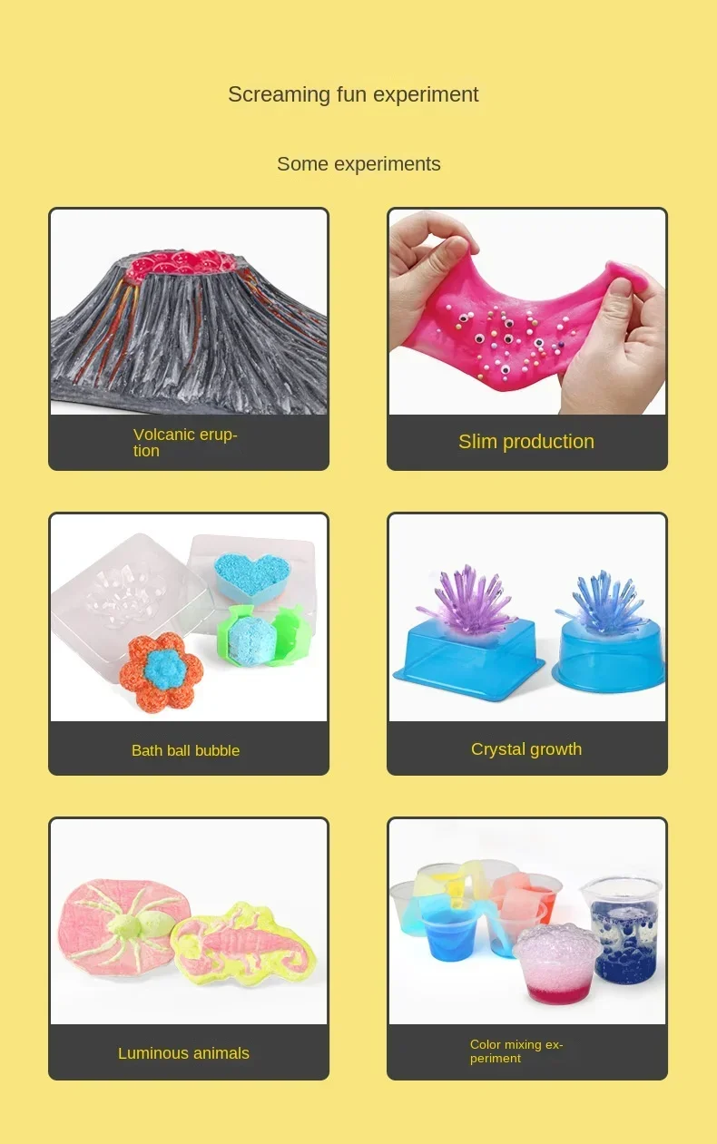 Slime Making Kits Children Science Experiment Toy Foam Glue Slime Diy Handmade Slime Science Experiment