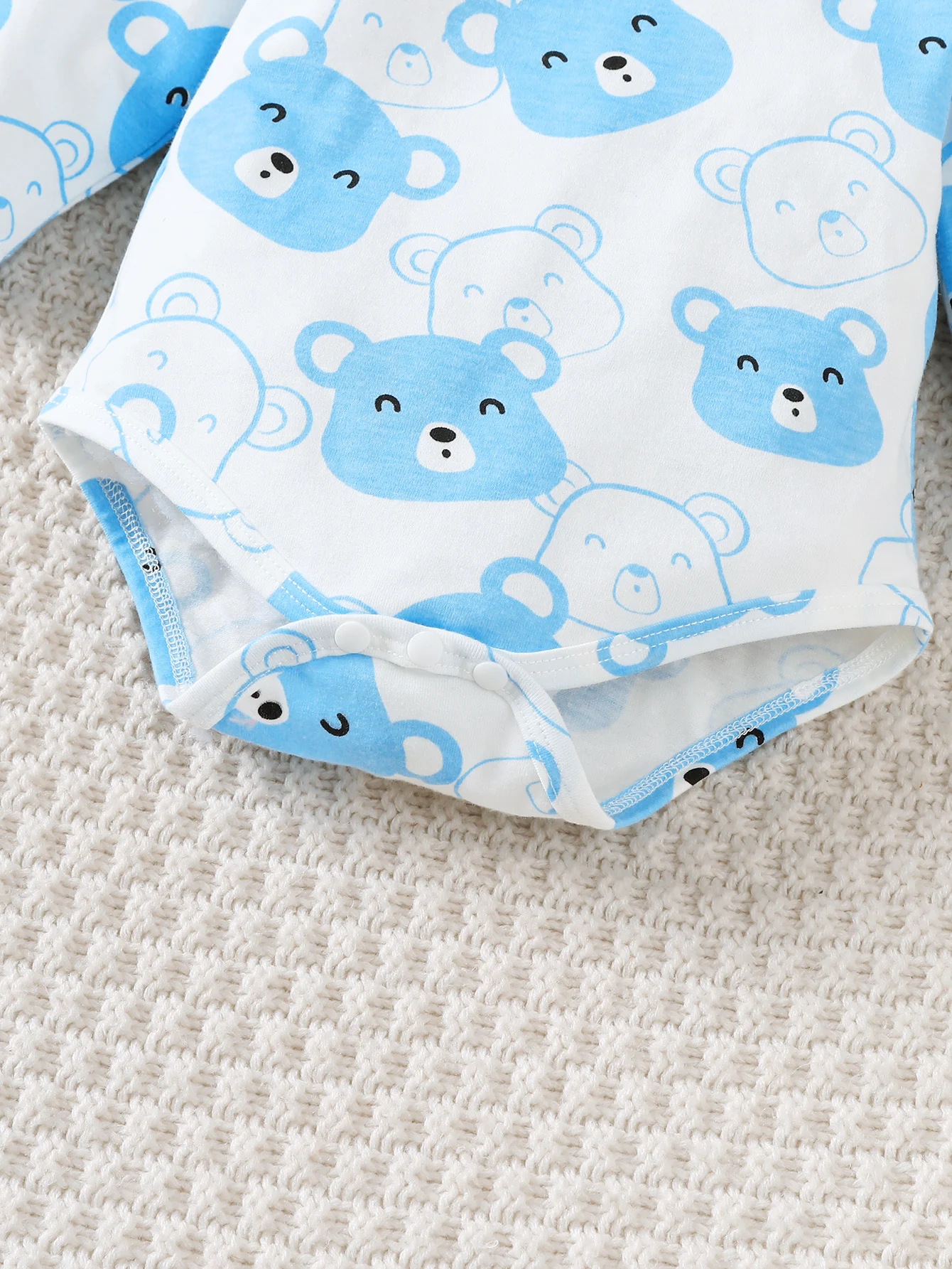 0-9 Months Baby Boy Set Little Bear Long Sleeve Bodysuit+Pants+Hat+Socks 4pcs/Set Baby Spring Autumn Clothing Newborn Set