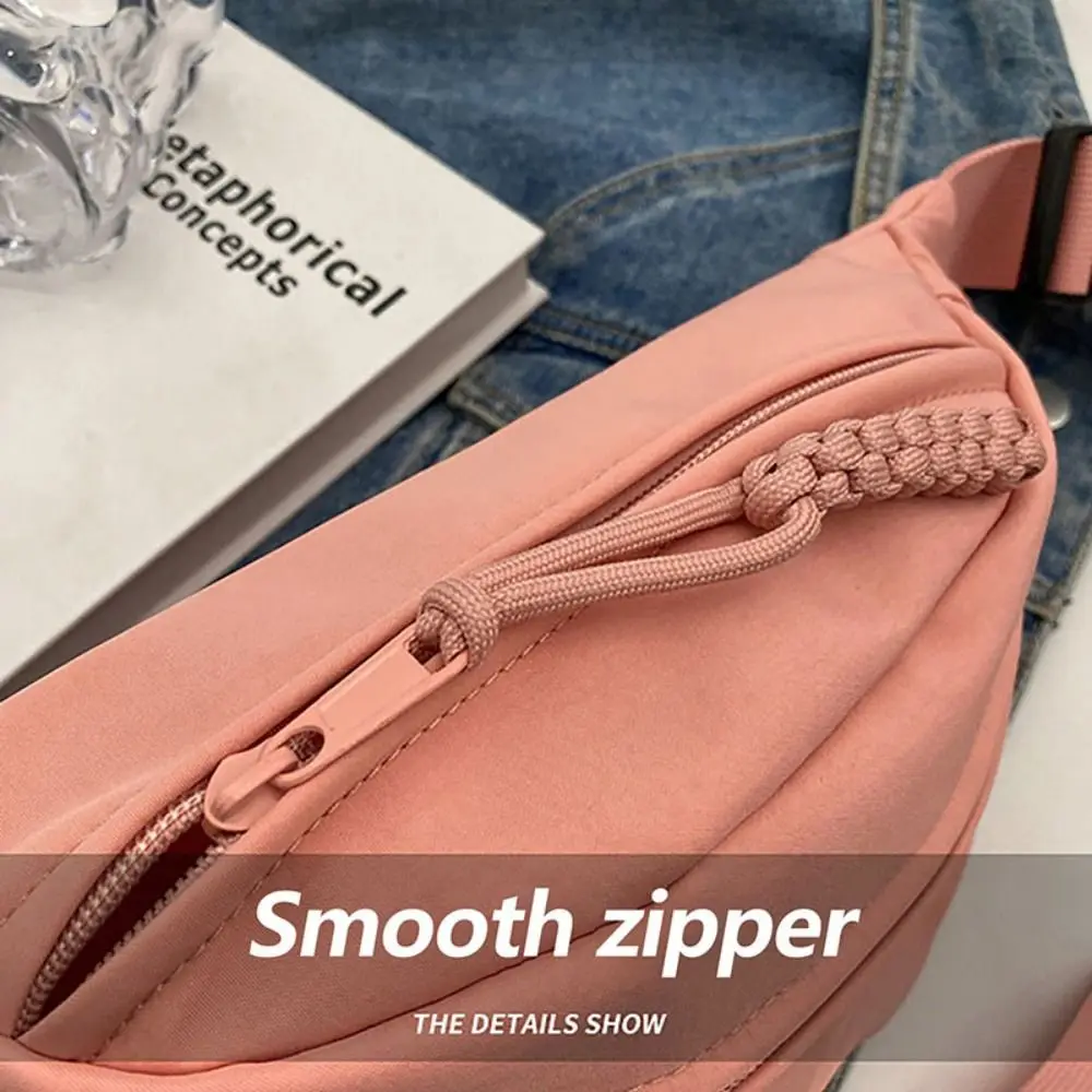 Half Moon Women's Chest Bag New Oxford Cloth Large Capacity Crossbody Bag Multifunctional Waterproof Waist Bags Travel