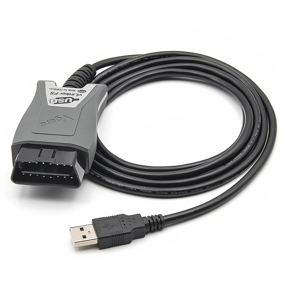 Vgate VLinker FS USB ELM327 For Ford FORScan For Mazda HS MS CAN ELM327 OBD2 Car Diagnostic Scanner Interface Tools OBDII