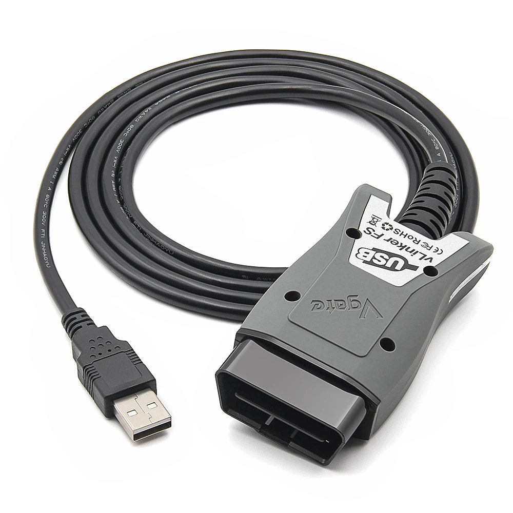 Vgate VLinker FS USB ELM327 For Ford FORScan For Mazda HS MS CAN ELM327 OBD2 Car Diagnostic Scanner Interface Tools OBDII