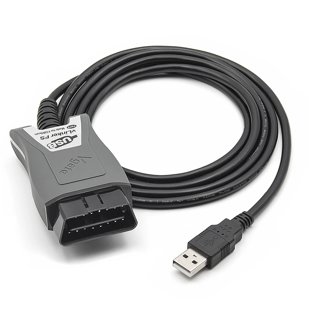 Vgate VLinker FS USB ELM327 For Ford FORScan For Mazda HS MS CAN ELM327 OBD2 Car Diagnostic Scanner Interface Tools OBDII