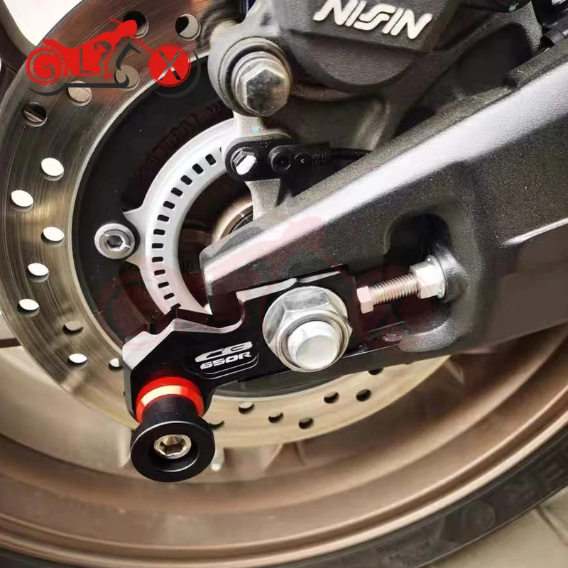 Motorcycle CNC Accessories For Honda CBR650R CBR650F CB650R CB650F CBR CB 650R 650F Rear Wheel Axle Stand Pick Up Hook Set Screw