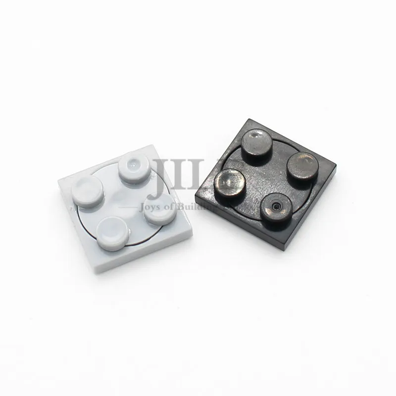 20pcs Moc Building Blocks Turntable 2x2 Plate Base with Top 3680 3679 DIY Creative Bricks Classic Compatible Assembles Parts
