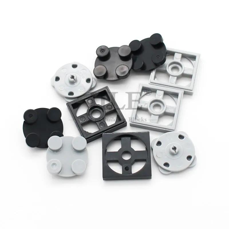 20pcs Moc Building Blocks Turntable 2x2 Plate Base with Top 3680 3679 DIY Creative Bricks Classic Compatible Assembles Parts