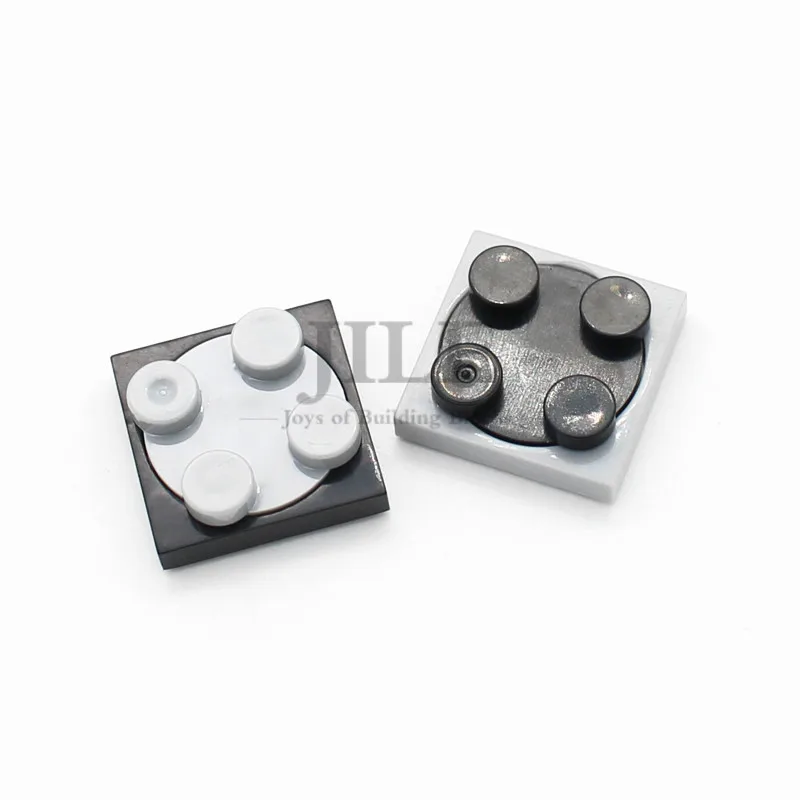 20pcs Moc Building Blocks Turntable 2x2 Plate Base with Top 3680 3679 DIY Creative Bricks Classic Compatible Assembles Parts