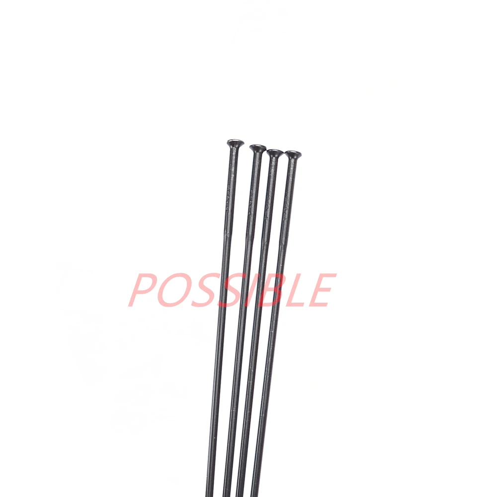 Sapim Race 14G Round Spokes Black 2.0-1.8-2.0mm J-Bend STRAIGHT PULL Bicycle Spoke