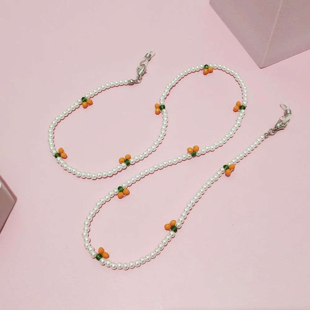 Sunglasses Masking Chains Mask Chains Cherry Eyeglasses Chain For Women Retro Metal Sunglasses Lanyards Eyewear Cord Holder