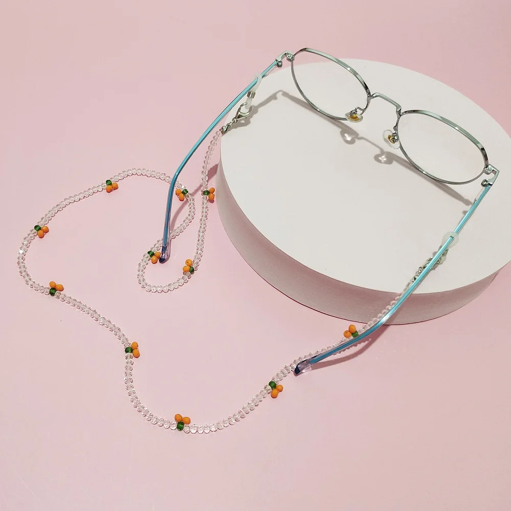 Sunglasses Masking Chains Mask Chains Cherry Eyeglasses Chain For Women Retro Metal Sunglasses Lanyards Eyewear Cord Holder