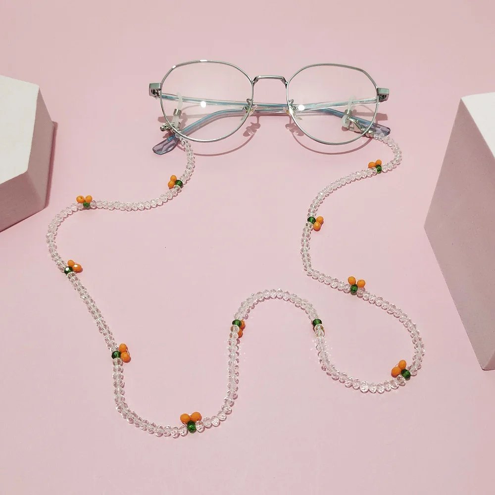 Sunglasses Masking Chains Mask Chains Cherry Eyeglasses Chain For Women Retro Metal Sunglasses Lanyards Eyewear Cord Holder