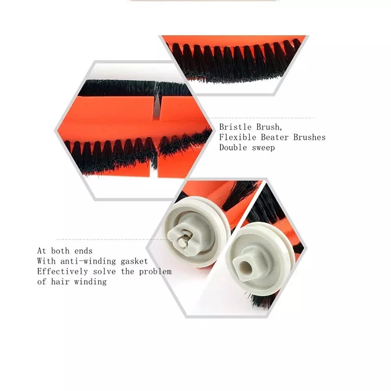 For Xiaomi Roborock S5 S6 S50 S51 S55 S5 Max S6 MaxV S6 Pure S60 Main Brush Side Brush Hepa Filter Xiaowa E25 E35 Spare Parts