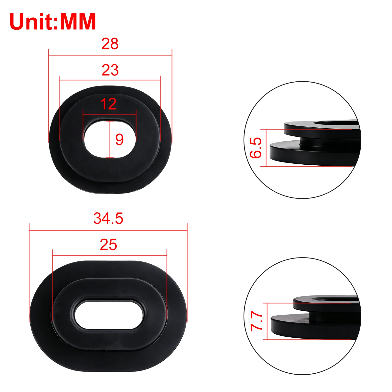 Motorcycle Rubber Grommets Body Side Cover Fairing Goldwing Bolt for Honda CT125 CB750 CG125 CB125 CB500 CB550 CL100 XL 100 125
