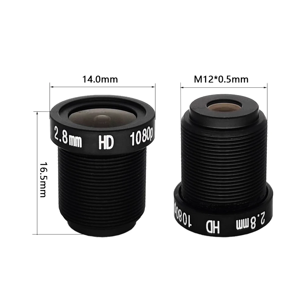 1080P CCTV LENS 2.8mm 3.6mm 6mm M12 Mount 2MP Aperture F2.0 1/2.7 Format for Surveillance Security Camera