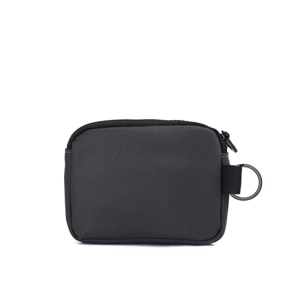 Casual Men's Coin Purse Canvas Zipper Short Wallet Retro Key Holder Small Money Bag Trend Youth Mini Handbag