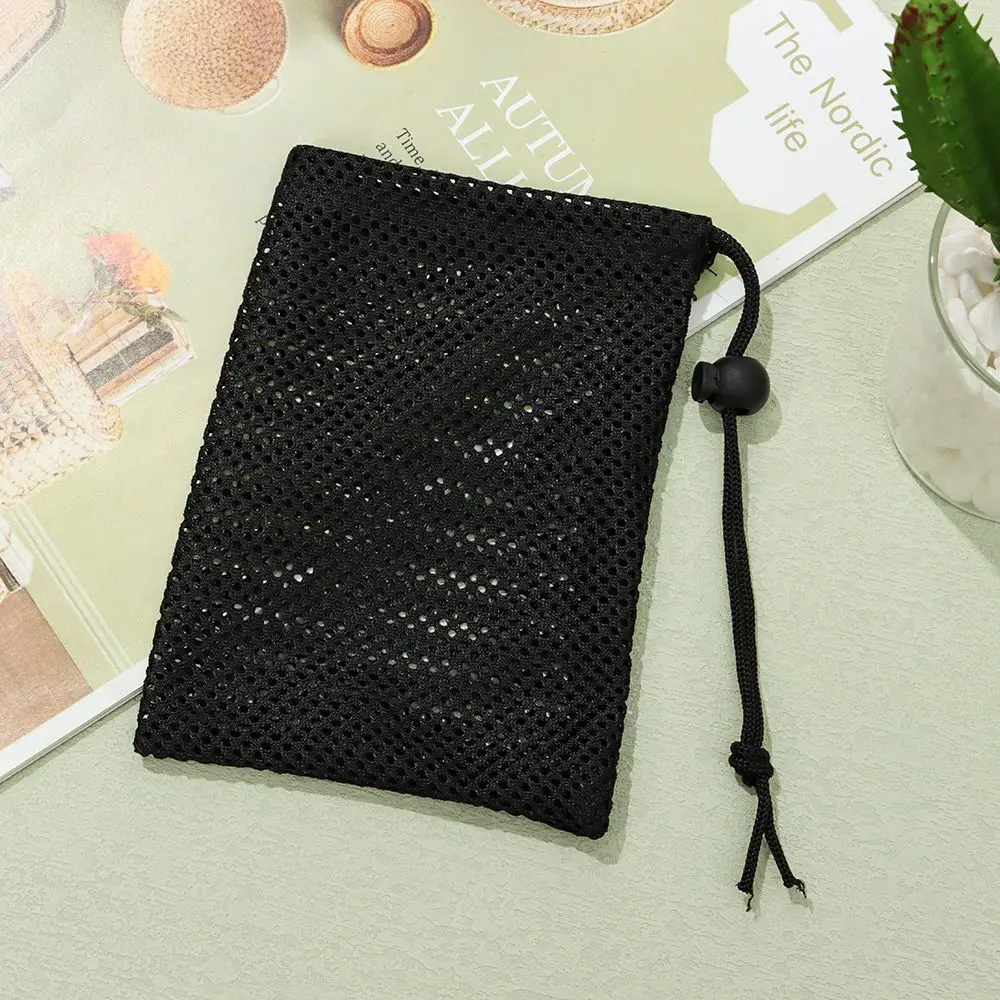 Durable Nylon Mesh Drawstring Storage Pouch Bag Multi Purpose Home Travel Outdoor Activity Pouch Laundry Bag