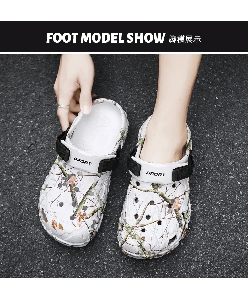 Flat Sandals Men Shoes 2024 Slippers Men Garden Platform Sandals Man Summer Sandals Male Sneakers Outdoor Flip Flops Home Clogs