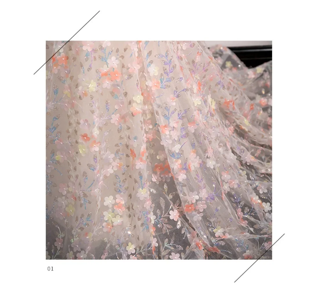 Flower Decoration Evening Dress Colourful Wedding Shooting Skirt Women Hostess Performance Marriage Dresses Party Wedding Dress