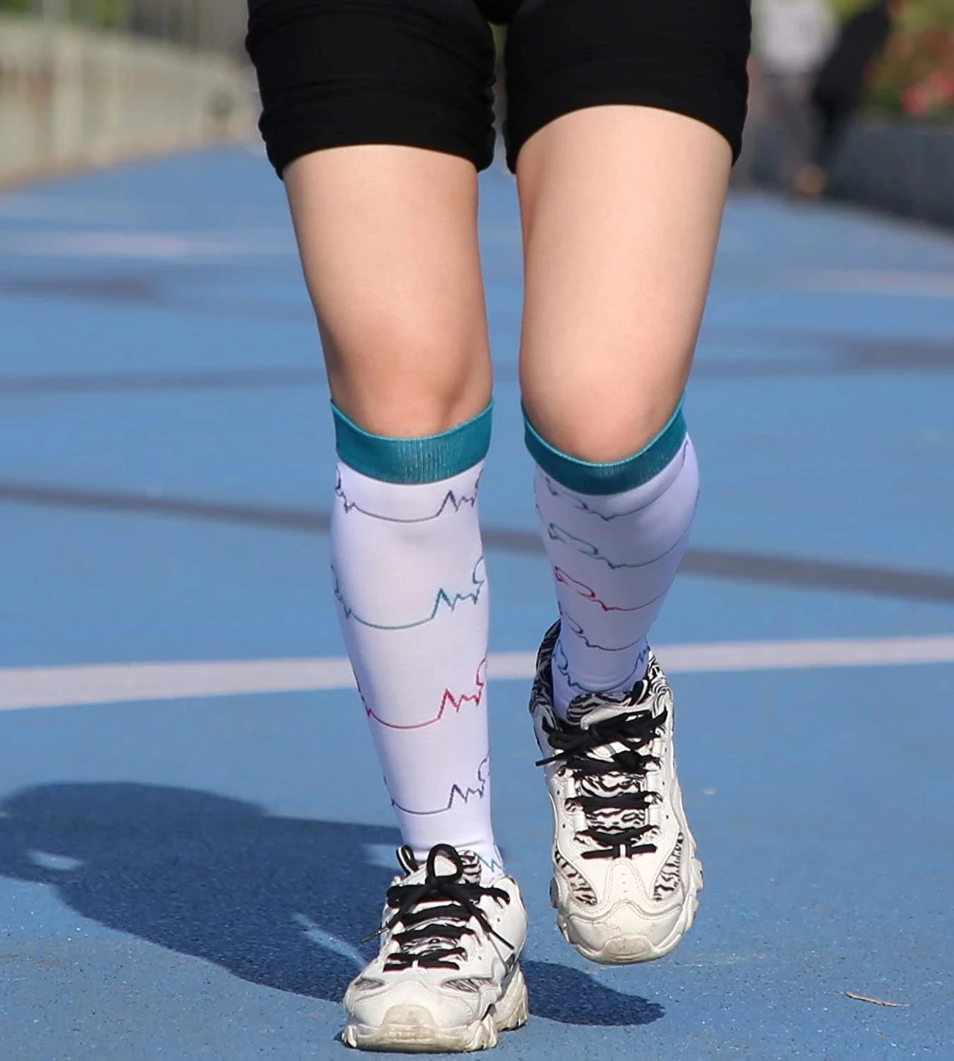 3Pairs Compression Socks Women Men Knee Stocking 20-30mmHg Edema Diabetes Varicose Veins Nurse Compression Socks Running Sock