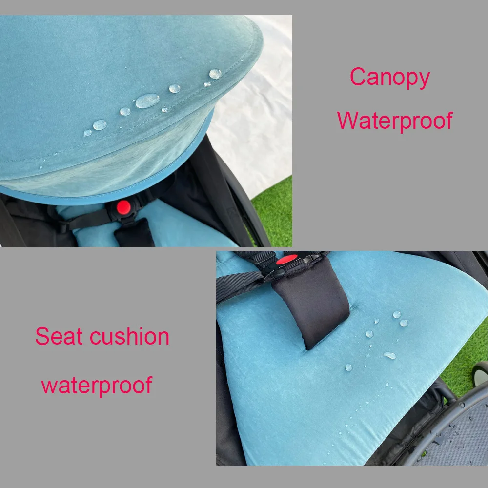 COLU KID® Baby Carriage Accessories Waterproof Sun Canopy & Replacement Seat Cushion Compatible with Babyzen YOYO YOYO2