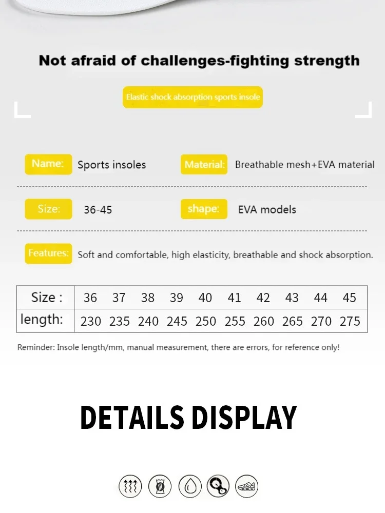 Soft Sport Insoles for Shoes Deodorant Comfortable Running Insole for Feet Men Women Orthopedic Shoe Sole Memory Foam Shoe Pad
