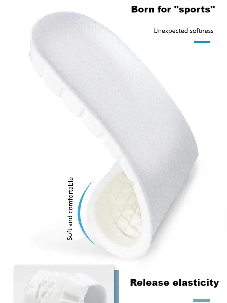 Soft Sport Insoles for Shoes Deodorant Comfortable Running Insole for Feet Men Women Orthopedic Shoe Sole Memory Foam Shoe Pad