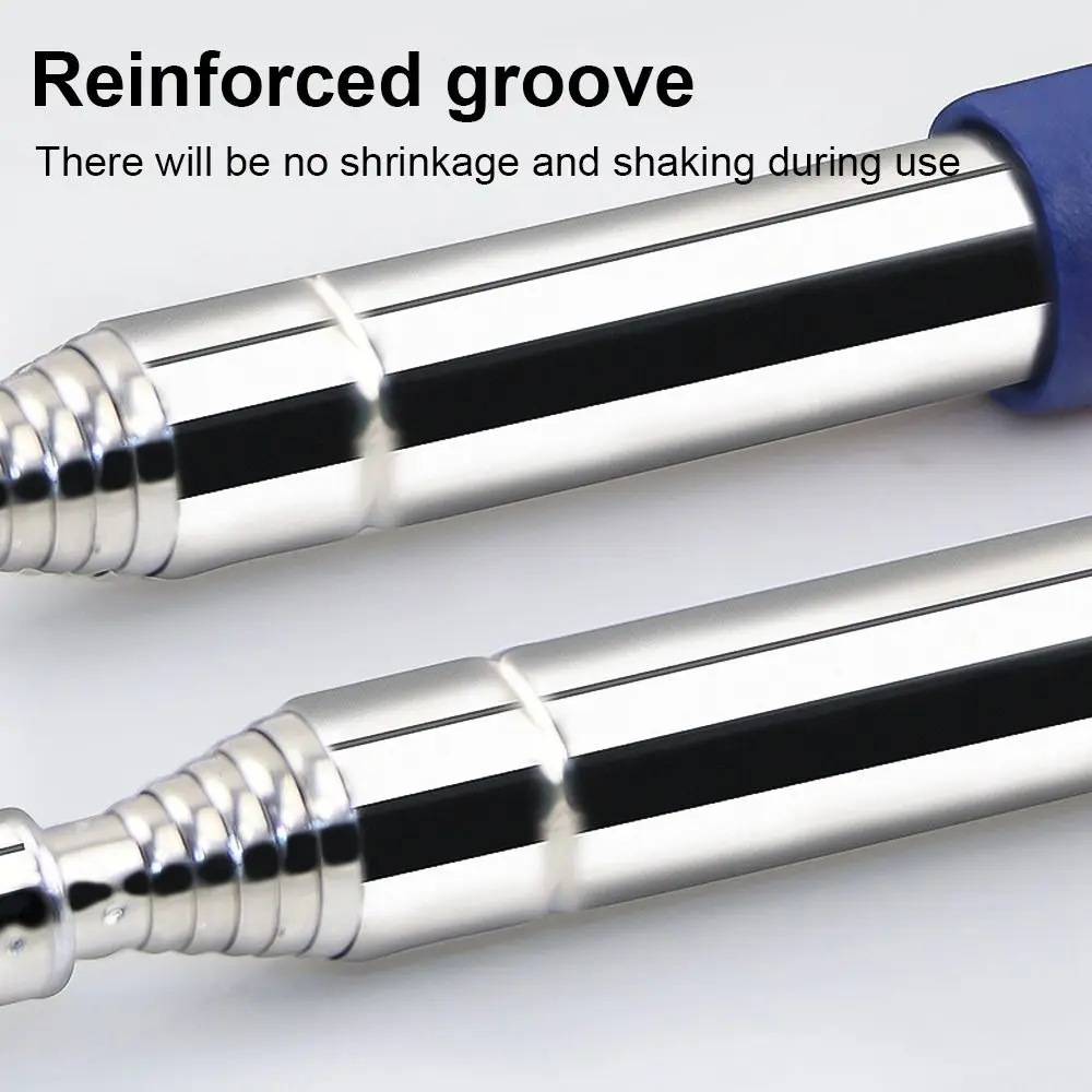 1m/1.2m Retractable Teaching Stick Whiteboard Touch Screen Pointer Stainless Steel Telescopic Rod Handheld