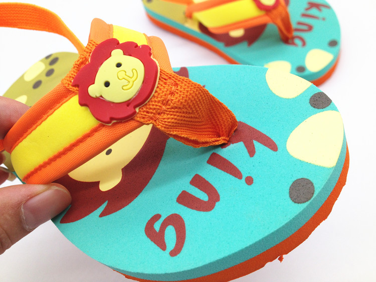2026 Summer Children Cute Cartoon Animal Slippers Beach Shoes Kids Flip Flops Elastic Band Anti-slip Sandals Boys Girls Slippers