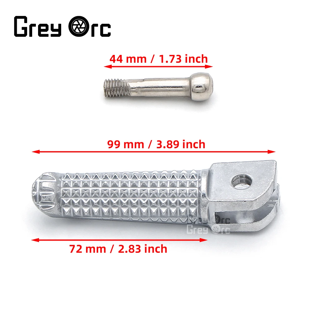 Motorcycle Front Footrest Foot Pegs For YAMAHA MT07 MT09 Tracer 900 XSR 700 YZF R3 R25 R125 MT10 MT25 MT03 MT125 Rider Foot Rest