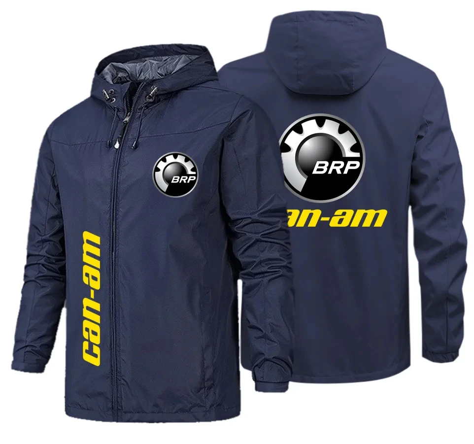 BRP Can am Logo Printed Men's Tactical Military Jacket Outdoor Hoodie Zipper Casual S-5XL 2024 Spring and Autumn New Collection