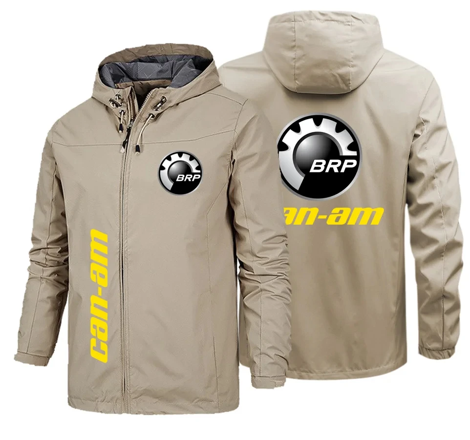 BRP Can am Logo Printed Men's Tactical Military Jacket Outdoor Hoodie Zipper Casual S-5XL 2024 Spring and Autumn New Collection