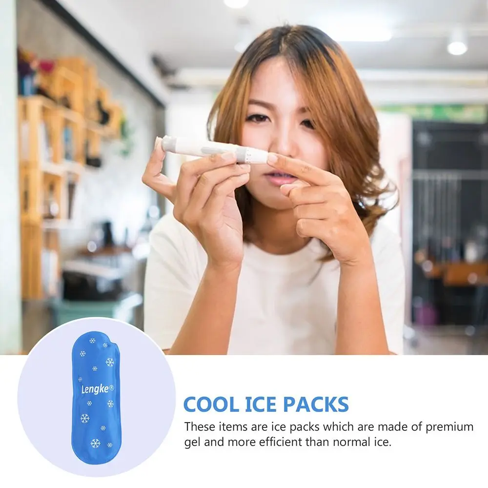 1/2/3pcs Portable Reusable Diabetic Insulin Cooling Bag Cold Gel Ice Pack Protector Pill Refrigerated Ice Pack Cooler Travel