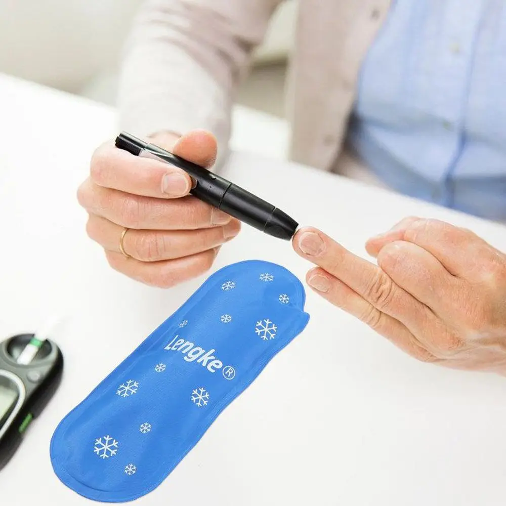 1/2/3pcs Portable Reusable Diabetic Insulin Cooling Bag Cold Gel Ice Pack Protector Pill Refrigerated Ice Pack Cooler Travel