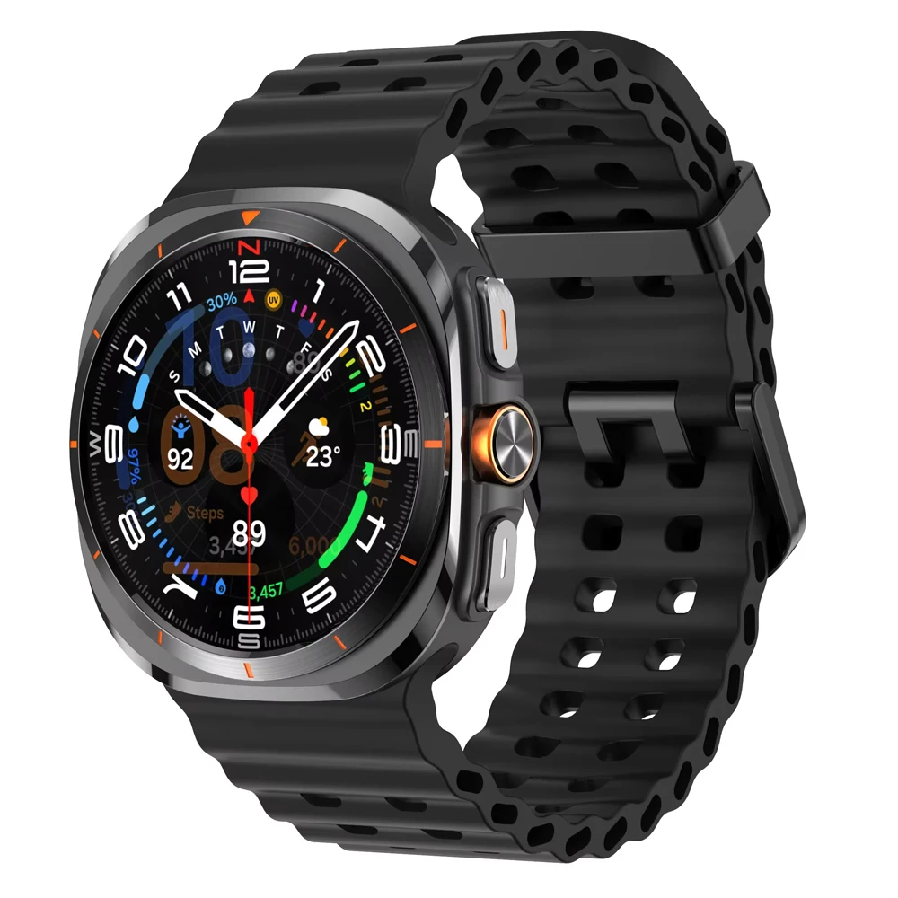 Original Strap for Samsung Galaxy watch Ultra 47mm accessorie Marine Silicone Sport Bracelet Correa Galaxy watch Ultra 2025 Band