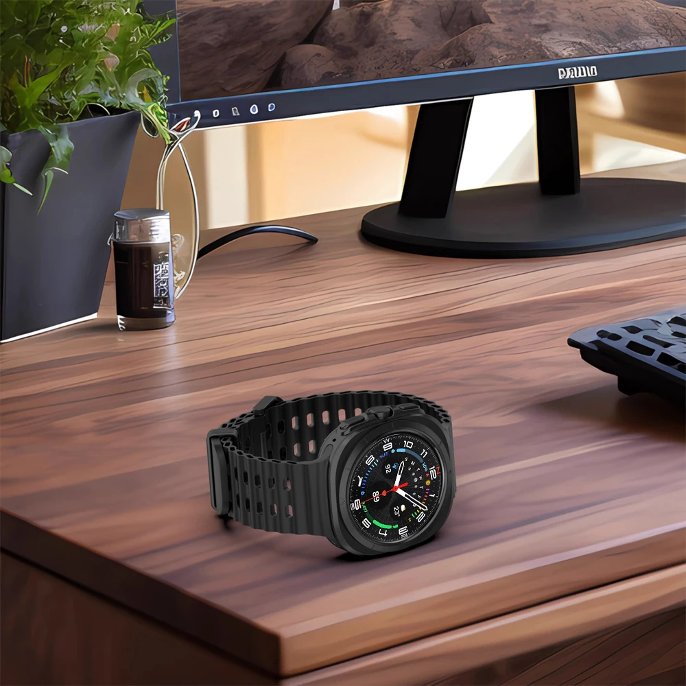 Original Strap for Samsung Galaxy watch Ultra 47mm accessorie Marine Silicone Sport Bracelet Correa Galaxy watch Ultra 2025 Band