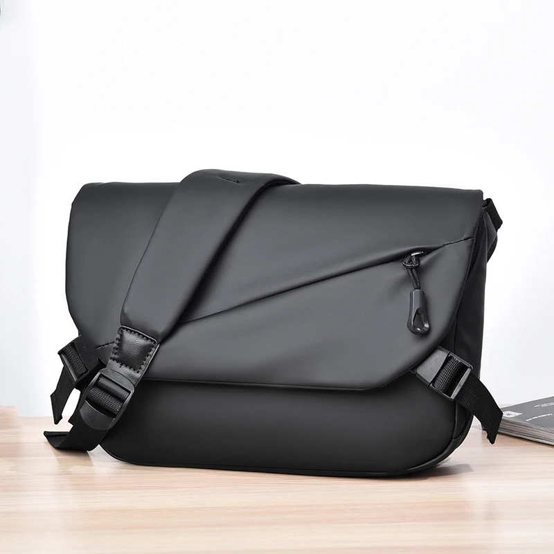 Trendy and Minimalist Men's Outdoor Tactical Waterproof Men's Bag Single Shoulder Bag Large Capacity Wear-Resistant Sports Cross