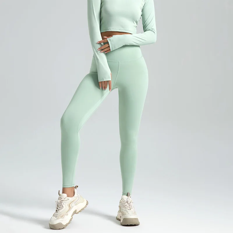 2026 New Sport Leggings for Women High Waist Yoga Leggings Soft Breathable Sports Tights Leggings Fitness Gym Elastic Pants Y2K