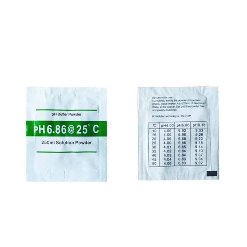 15pcs/lot 4.01 6.86 9.18 PH Meter Calibration Point PH Buffer Powder Measure Calibration Solution For PH Test Meter