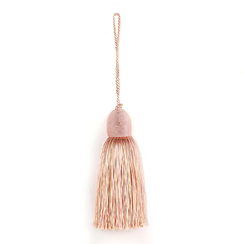 1Pc Silk Tassel Fringe Sewing Hanging Rope Long Tassels DIY Craft Curtains Accessories Trim Ornaments Clothes Sewing Key Tassel