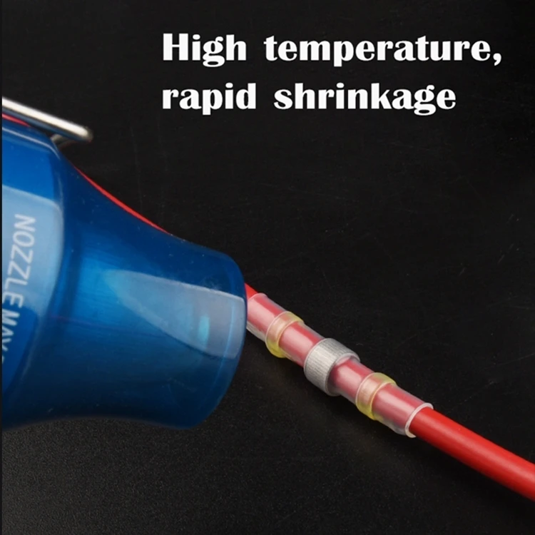 SST Heat Shrinkable Tube Waterproof Solder Ring Wire Connectors 5/10/30/50PCS Awg22-18 Butt Bushing Electrical Splice Terminal