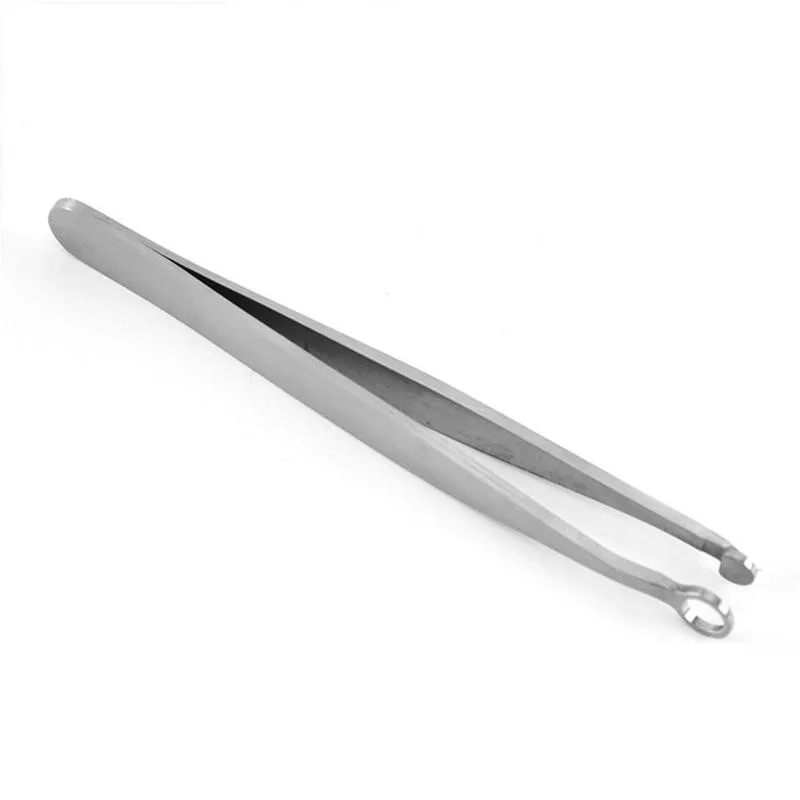 Universal Nose Hair Trimming Tweezers Stainless Steel Eyebrow Nose Hair Scissors Manicure Facial Trimming Makeup Tools