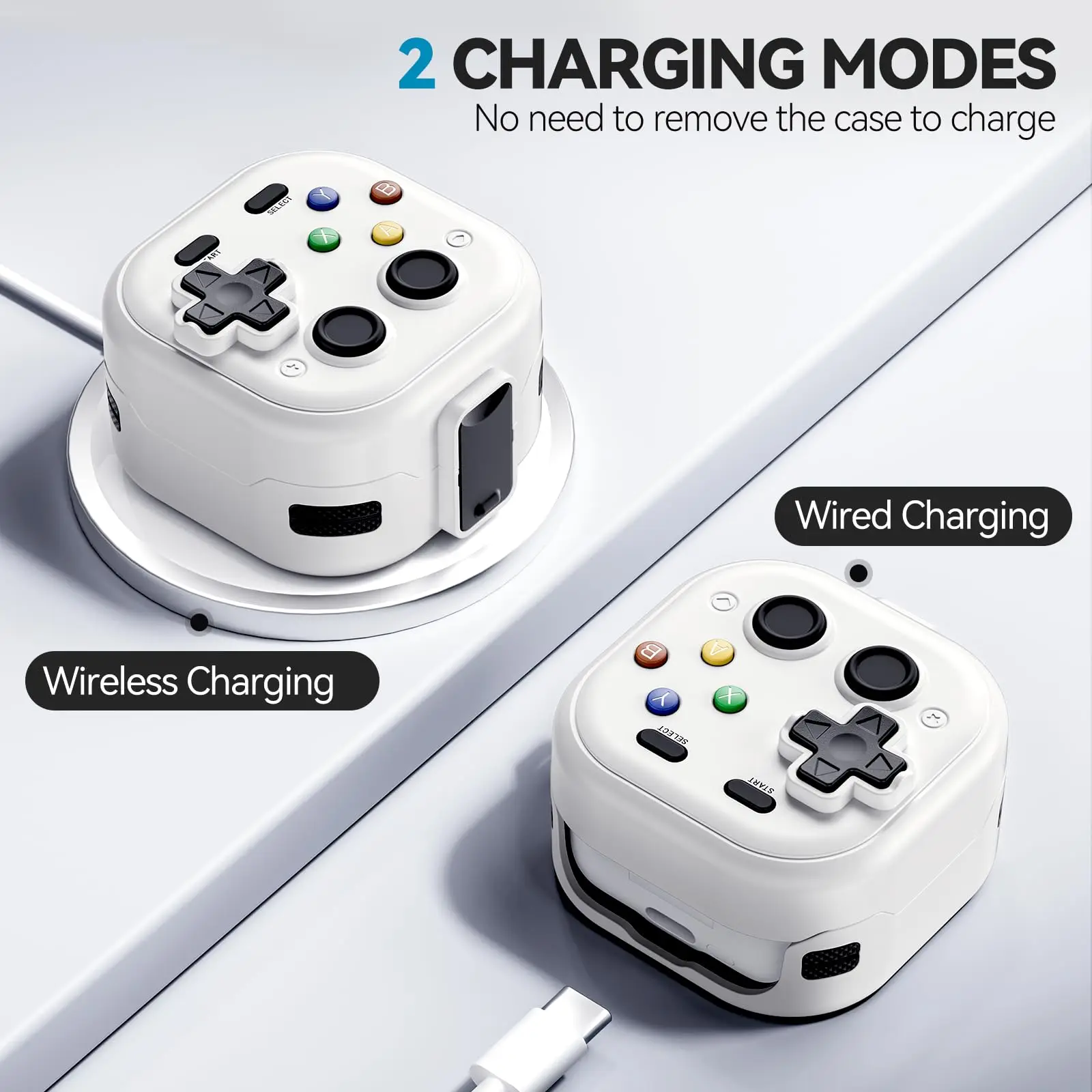 (2026) for Samsung Galaxy Buds 4 Pro / Buds 4 Case Secure Lock Funny Game Design for Samsung Galaxy Buds 4 Pro with Cleaning Kit