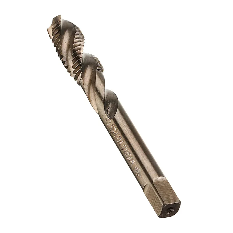 1Pcs M3-M12 HSS-Co Cobalt M35 Machine Sprial Flutes Taps Metric Screw Tap Right Hand Thread Plug Tap Drill