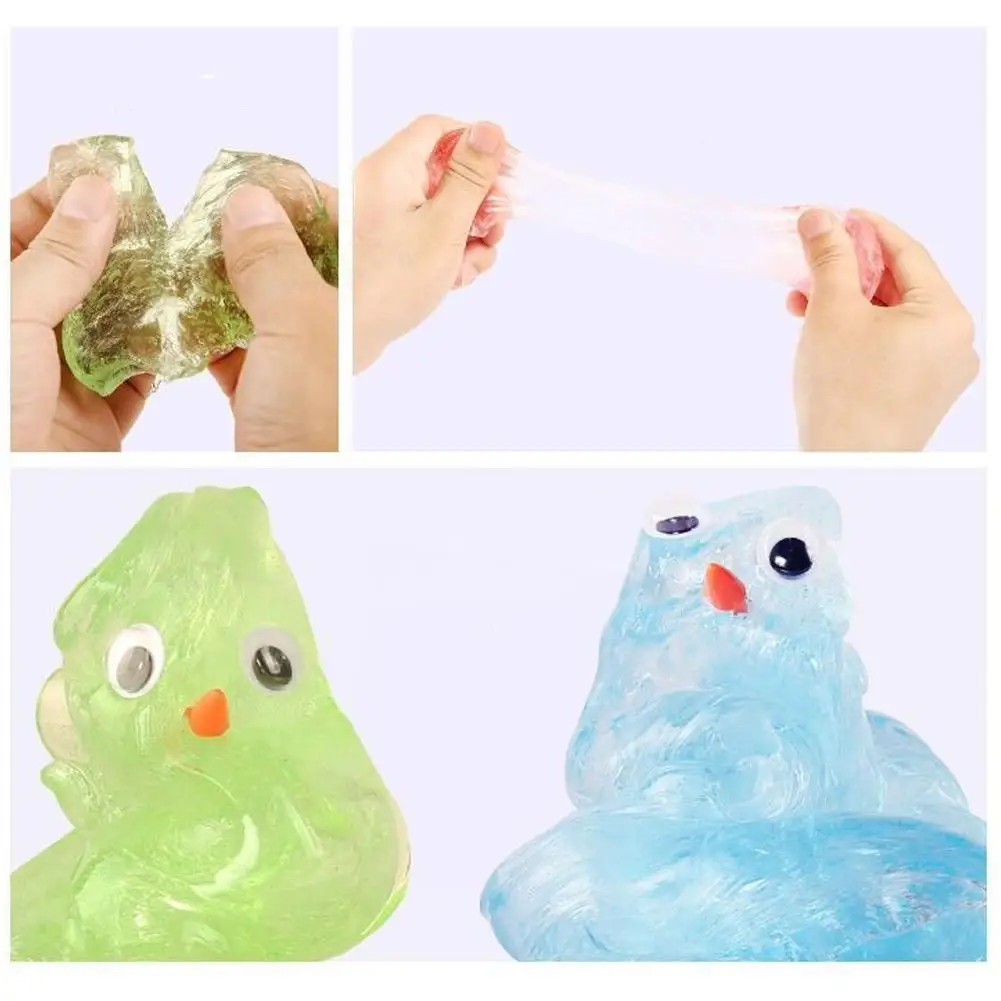 Lab Putty Crystal Clear Glass (1 Pack) Beste Denkende Slimme Crazy Stress Putty met Tin, Sensory & Bouncing Speelgoed
