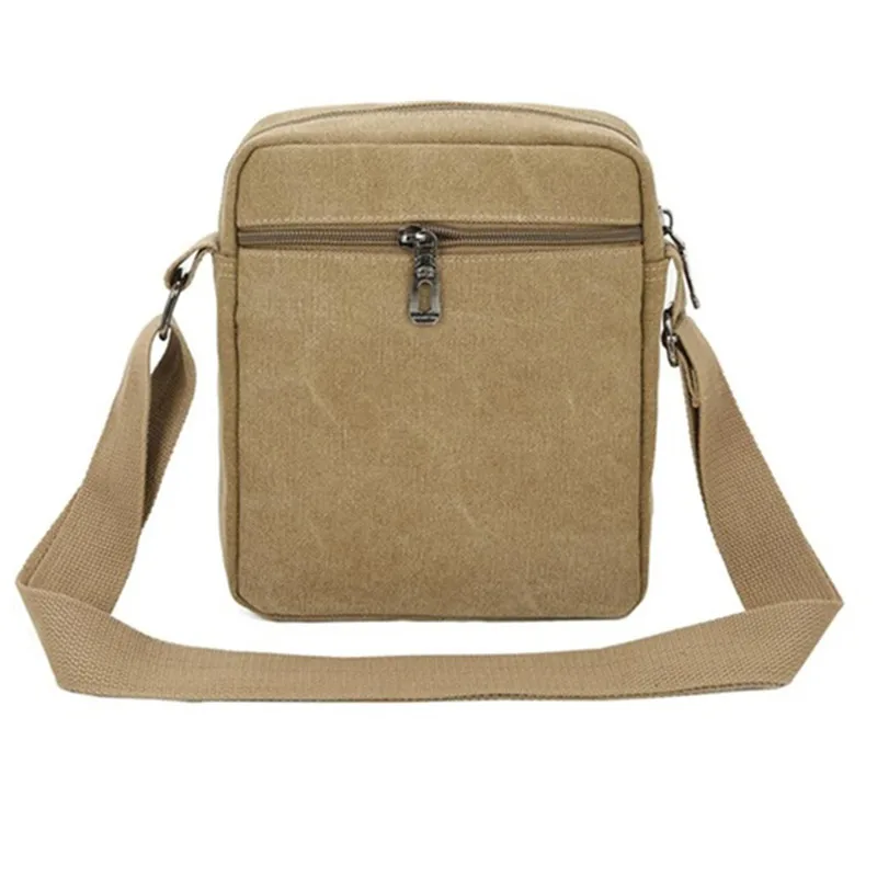 Men's Shoulder Bag Business Leisure Large Capacity Portable Handbag Zipper Multi Layer Waterproof Summer Male's Crossbody Bags