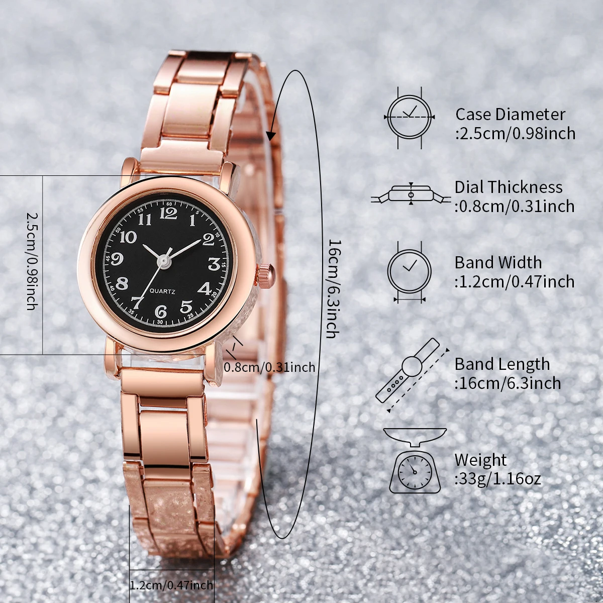 Fashion Women Watches Simple Small Dial Analog Quartz Watch Reloj Mujer Girls Clock Gift
