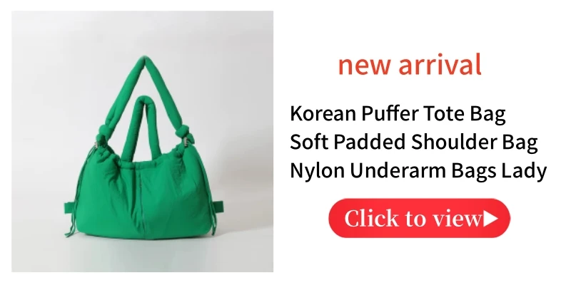 NamcheBarwa Puffer Tote Bag Designer Padded Women Shoulder Bags Nylon Down Cotton Crossbody Bag Mini Lady Handbags 2026 Trend
