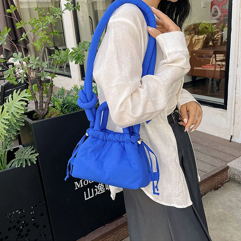 NamcheBarwa Puffer Tote Bag Designer Padded Women Shoulder Bags Nylon Down Cotton Crossbody Bag Mini Lady Handbags 2026 Trend