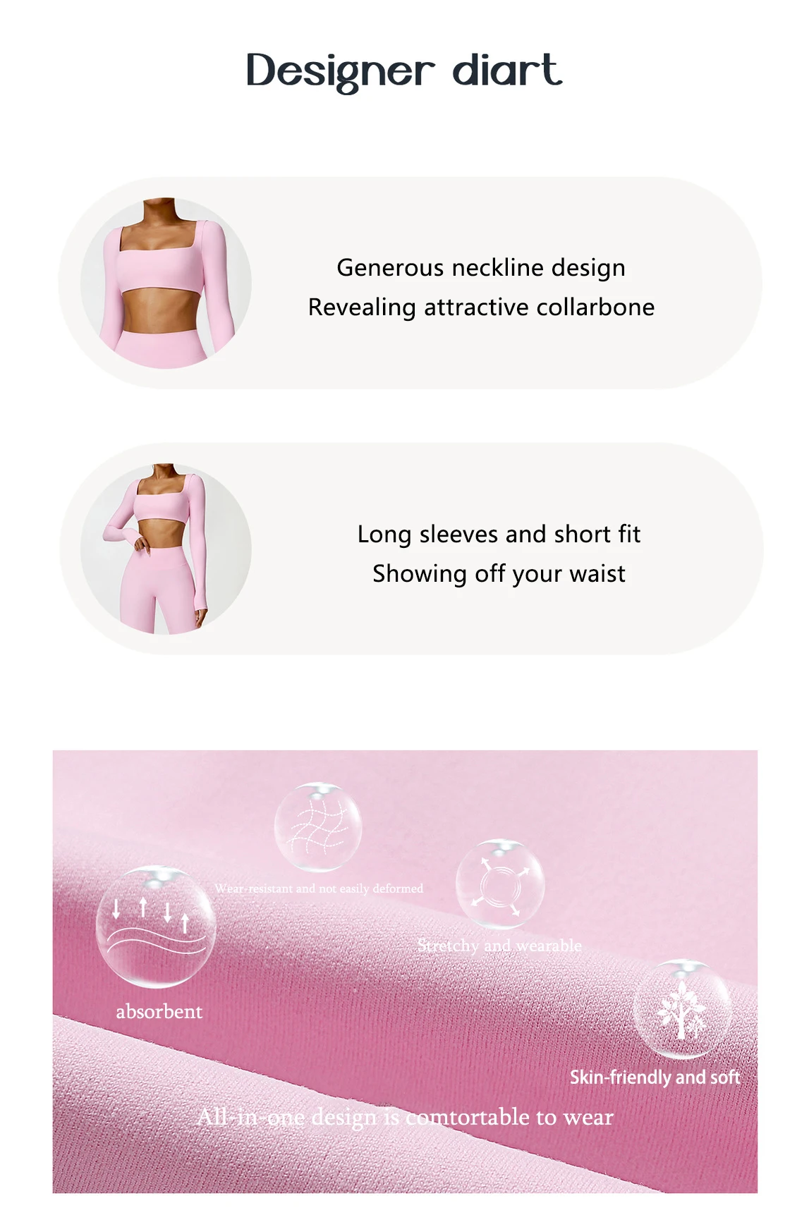 New Summer Sports Women Outdoor Running Gym Fitness Wear T-shirt Long sleeved Yoga Shirt Gym Push Up Workout Single Piece Top