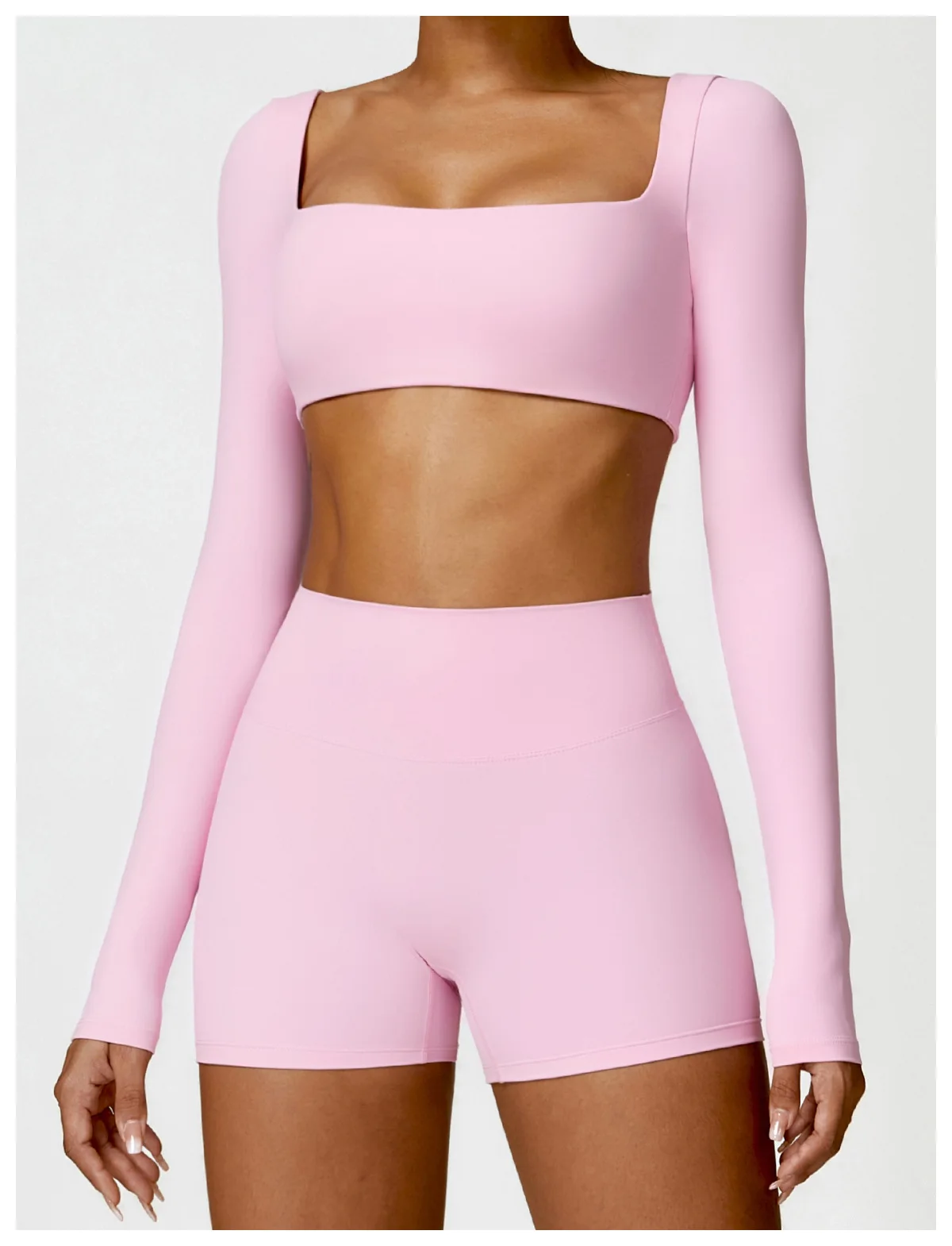 New Summer Sports Women Outdoor Running Gym Fitness Wear T-shirt Long sleeved Yoga Shirt Gym Push Up Workout Single Piece Top